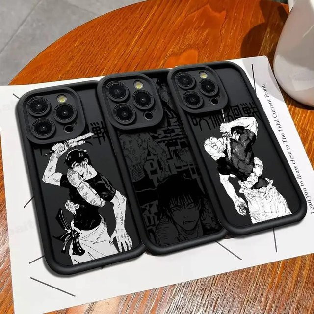 Jujutsu Kaisen Fushiguro Handyhülle aus TPU für Apple iPhone Modelle in Schwarz - Bild 1