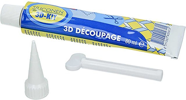 efco Silikontube mit Spitze 80ml transparent und multicolour - Bild 1