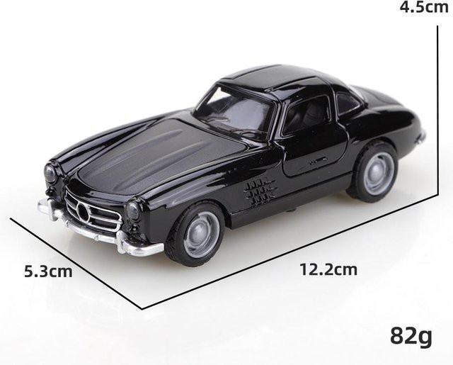 Linyi toy car Amz300Sl Rückziehmodellauto, Maßstab 1:36, Metall, ab 4 Jahren - Bild 1