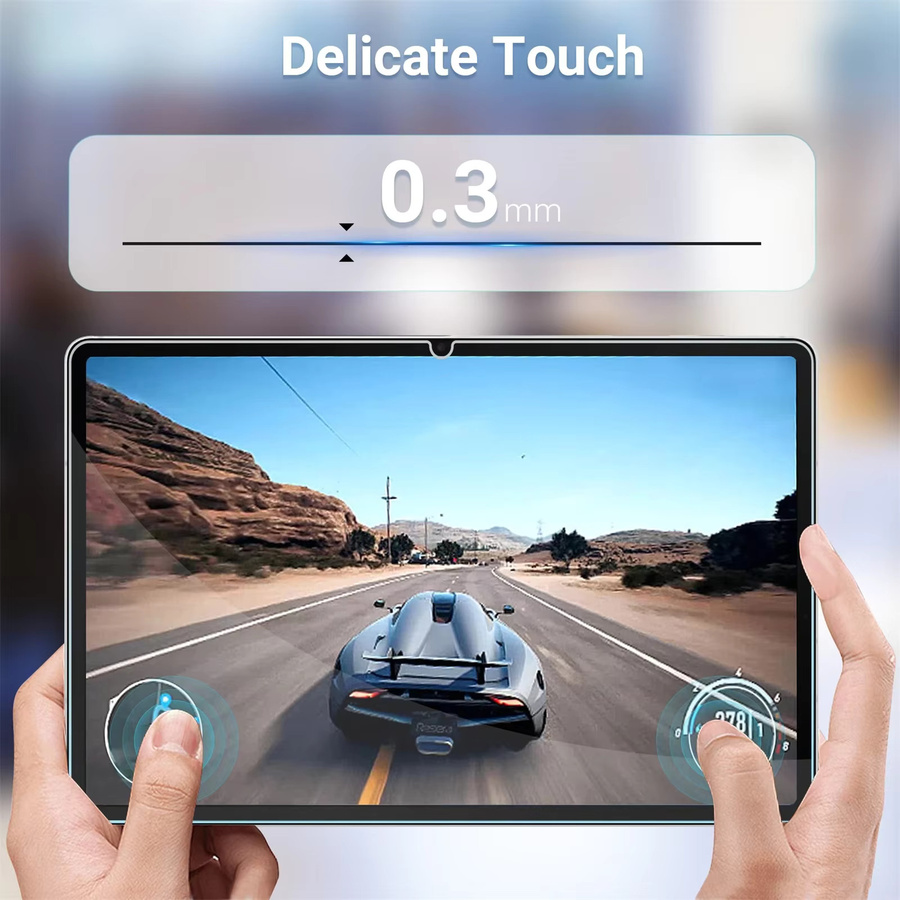 2 Stück Teclast T65 2026 Displayschutzfolie aus gehärtetem Glas, 13,4 Zoll, transparent, HD Anti-Scratch Schutzfolie - Bild 5