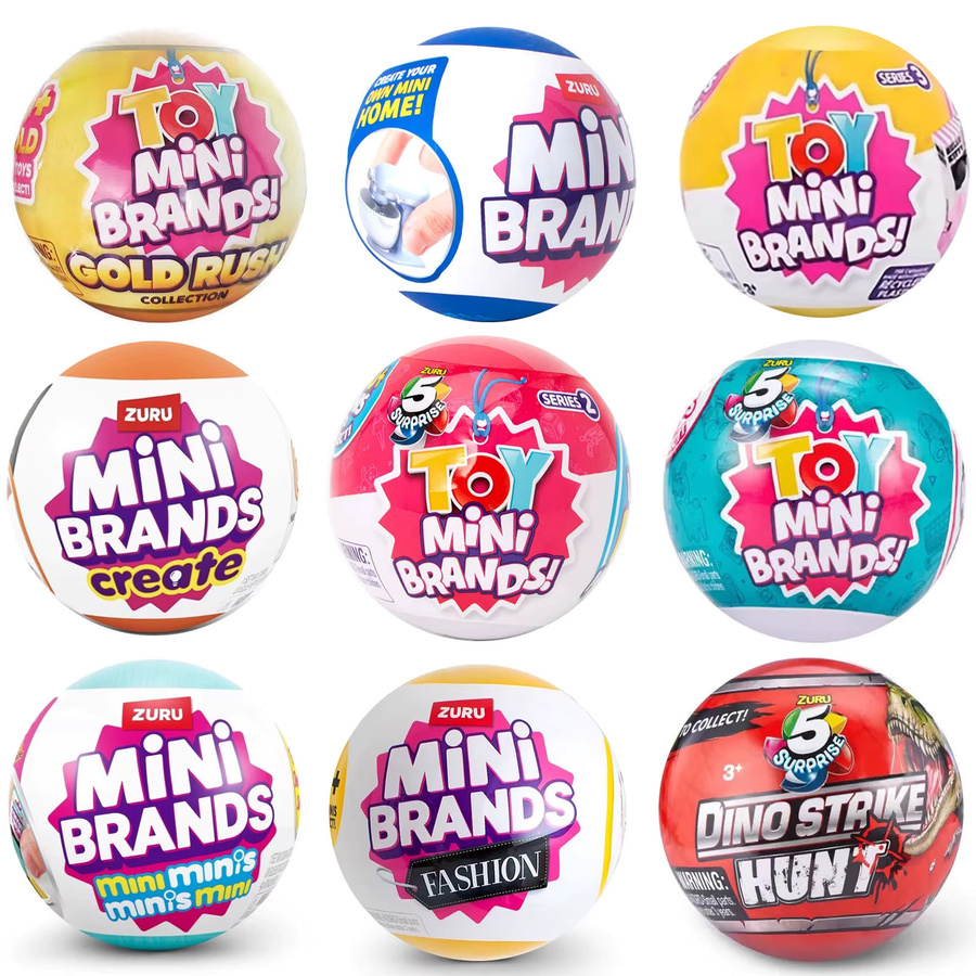 Mini Brands Mystery-Ball, Miniatur-Anime-Figur, Blind Box, Bunt / Mehrfarbig - Bild 1