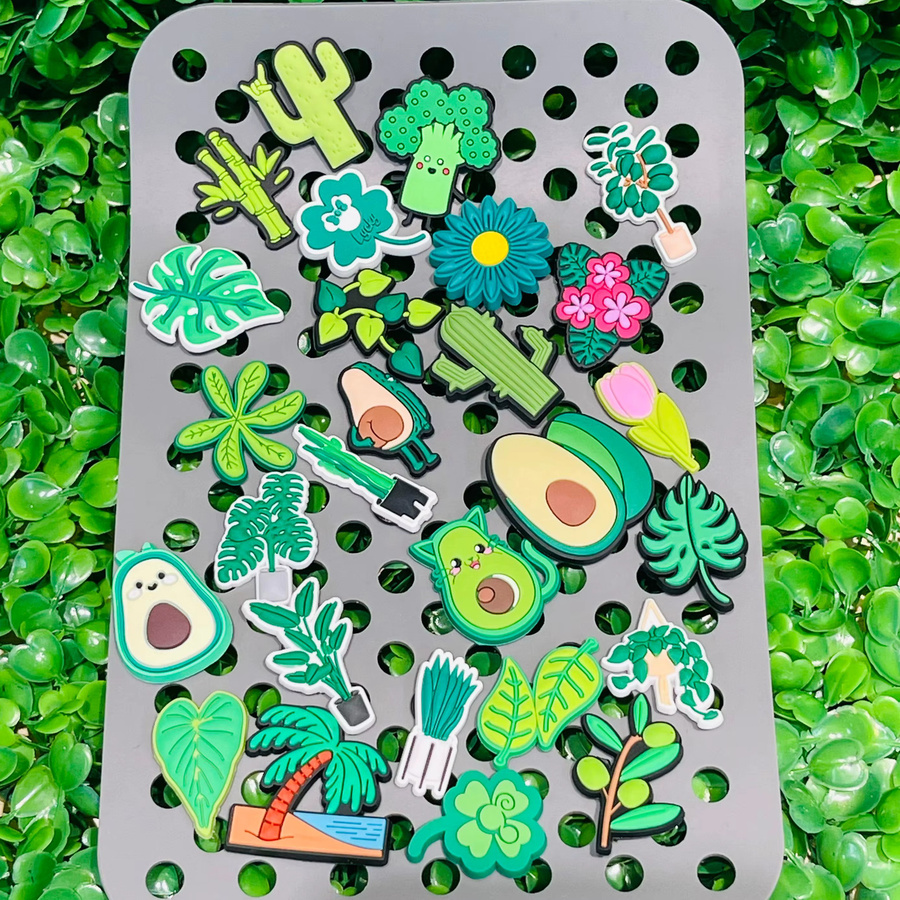 Happye&TiTi Charms Pilz Traube Avocado Frosch, PVC, Grün - Bild 2