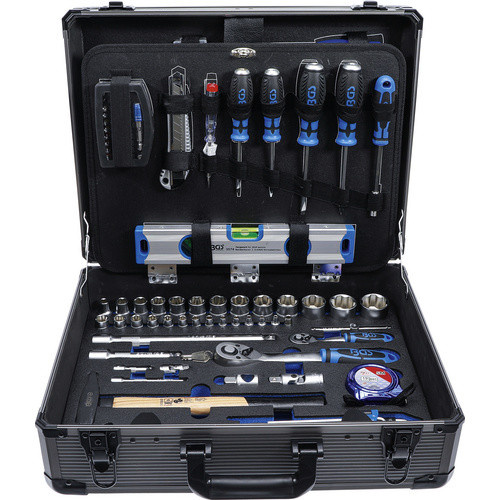 BGS Technic Profi-Werkzeug-Satz aus Edelstahl im Alu-Koffer, 149-teilig, multicolor - Bild 2
