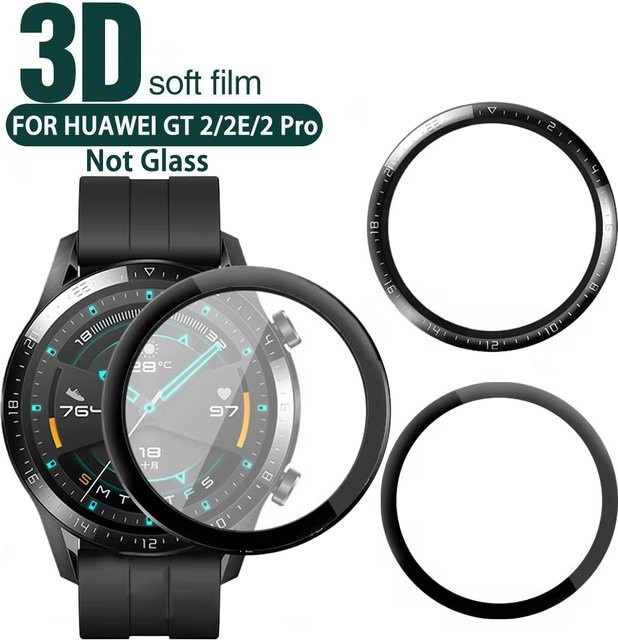 Schutzfilm für Huawei GT2/2E/2Pro 46mm, Silikon, transparent, Unisex - Bild 1