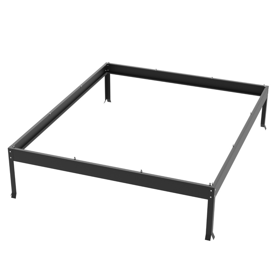 Vitavia Stahlfundament 4400 für Gewächshaus Calypso, schwarz, B/T/H: 228 x 192 x 12,5 cm - Bild 2