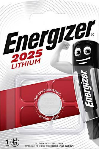 Energizer CR2025 Lithium Knopfzelle 3 V mit 163 mAh in Silber - Bild 1