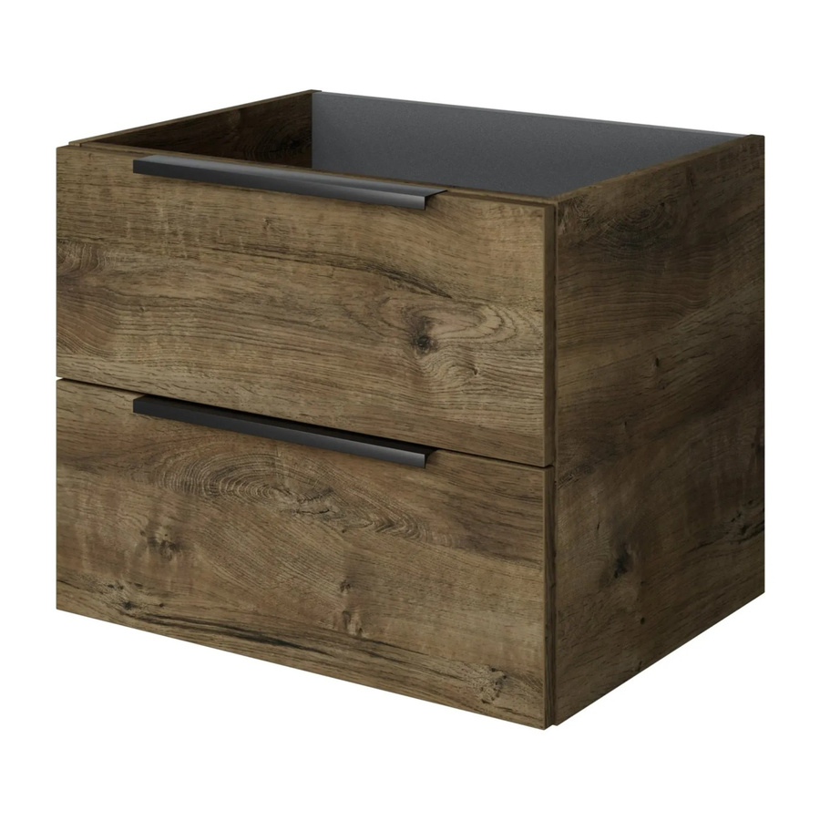Pelipal Waschbeckenunterschrank Quantum 07 in Eiche Ribbeck Quer mit 2 Auszügen, Breite: 59 cm, Höhe: 48 cm, Tiefe: 42,9 cm - Bild 2
