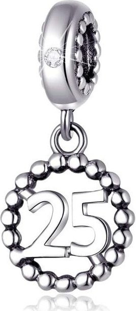 YIRAN Anhänger Charms, Kupfer, gray, Perle, Zirkonia, Damen - Bild 1