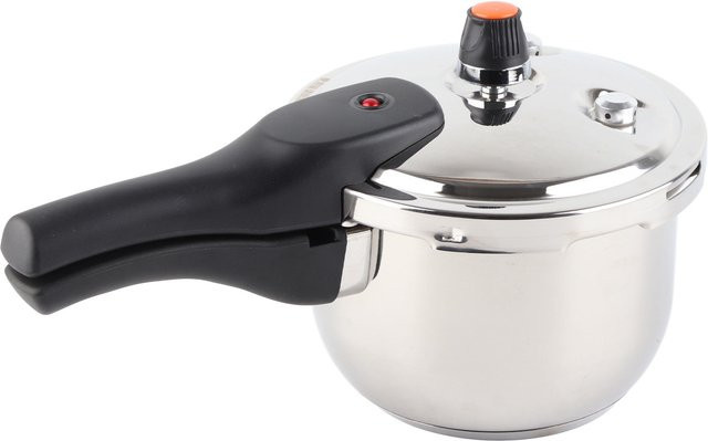 TOPINCN Schnellkochtopf aus Edelstahl in Silber, multifunktionaler Druckkochtopf mit Sicherheitsventil und Sicherheitsgriff, 80 kPa - Bild 1