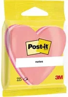 Post-it Haftnotizwürfel Herz in Pink - Bild 1