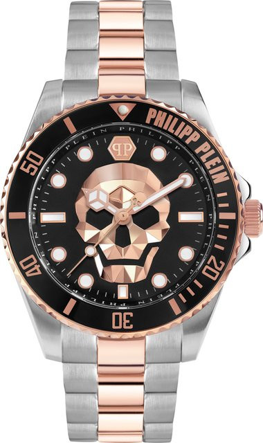 Philipp Plein Herrenuhr, Chronograph, Quarz, Edelstahl, 44 mm, 10 ATM - Bild 1