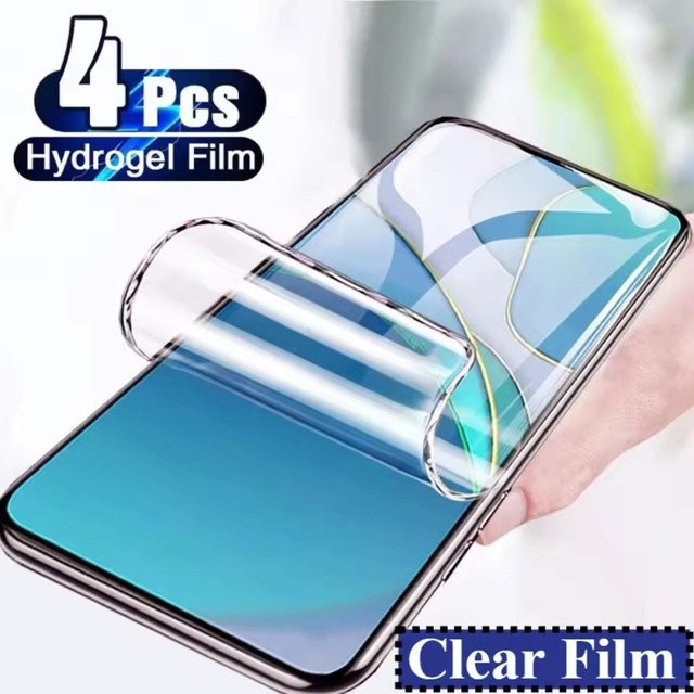 4er-Pack Hydrogel-Displayschutzfolie für Motorola Moto E13 4G, E32, E22i, E14 und E15, transparent - Bild 1