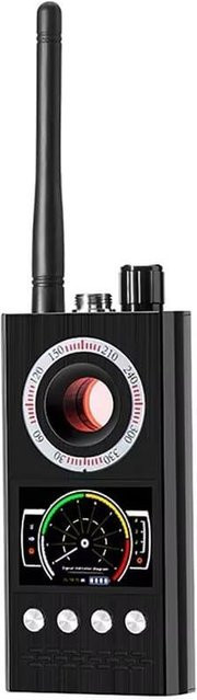 LS VISION K68 Professioneller drahtloser Signaldetektor RF Bug Finder und Abhördetektor zur Erkennung von versteckten Kameras und GPS Trackern in Schwarz - Bild 1