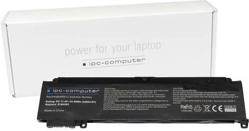 Lenovo Notebook-Akku 01AV405 in Schwarz mit 11,4V und 2000 mAh - Bild 1