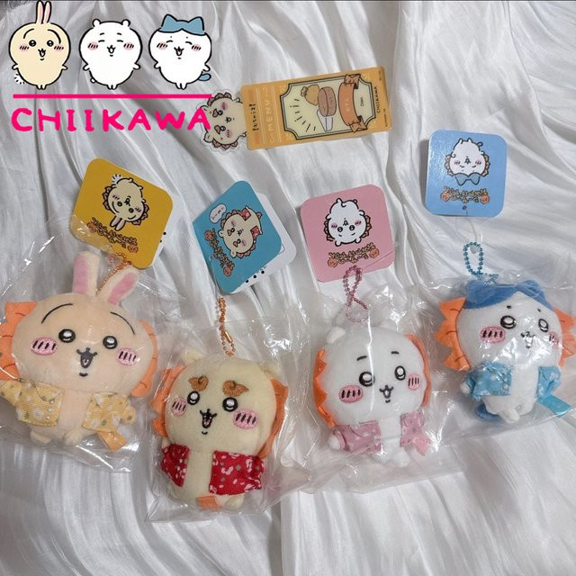 Chiikawa Usagi Kawaii Anime Plüsch-Schlüsselanhänger, Mädchen - Bild 1