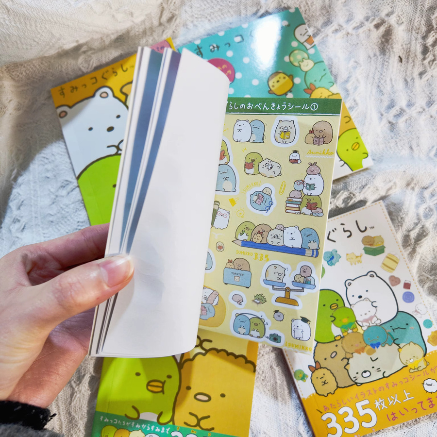 Sumikko Gurashi Kawaii Dekorative Aufkleber Set, 335 Stück, Mehrfarbig, für Scrapbooking, Tagebuch und Planer - Bild 1