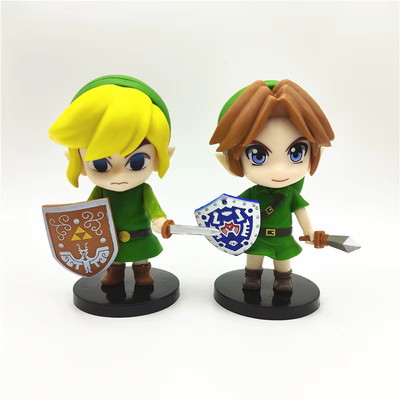 Bandai The Legend of Zelda Link Actionfiguren, 6-teiliges Set, PVC - Bild 2