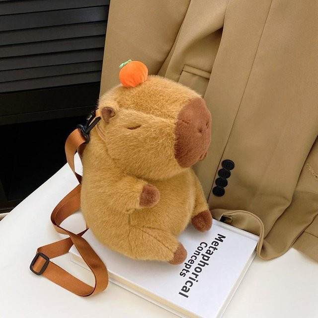 Yiran toy Capybara Plüschrucksack, Plüsch / Textil, ab 3 Jahre - Bild 1