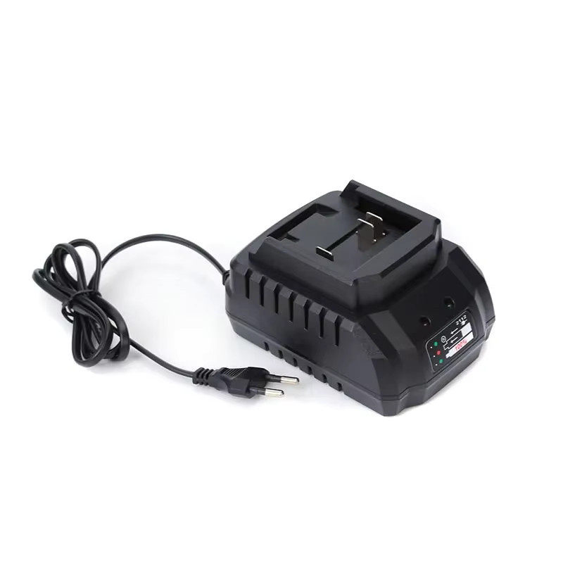 Makita Steckerladegerät für 18V und 21V Akkus von Elektrobohrern, Elektroschraubern und Winkelschleifern in Schwarz - Bild 3