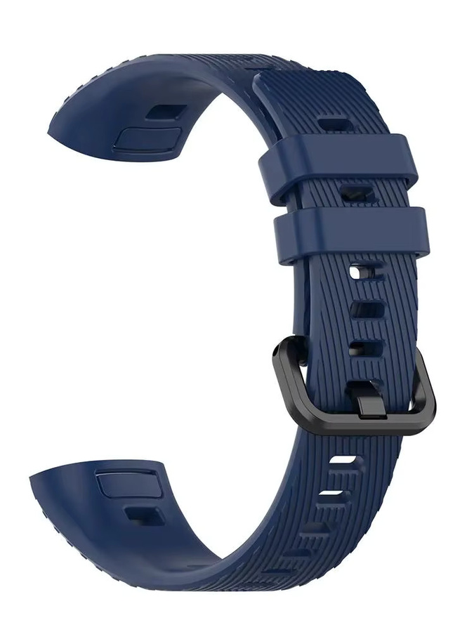 Huawei Uhrenarmband Silikon, Schwarz, Huawei Band 3/3 Pro/4 Pro - Bild 4