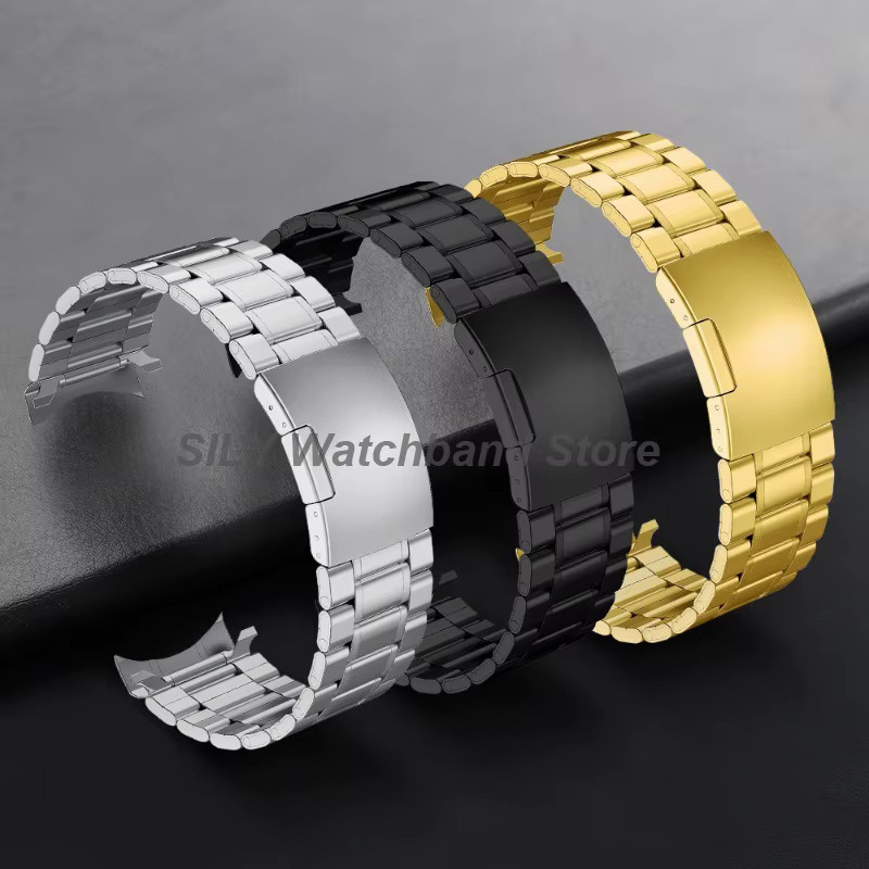 asukaband Uhrenarmband Edelstahl, Silber, 20mm 22mm, Unisex - Bild 2