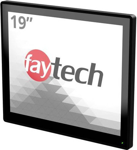 Faytech FT19BX6413ECAPOB Touchscreen-Monitor 19 Zoll Full HD 1920 x 1080 Pixel Schwarz mit HDMI und DisplayPort - Bild 1