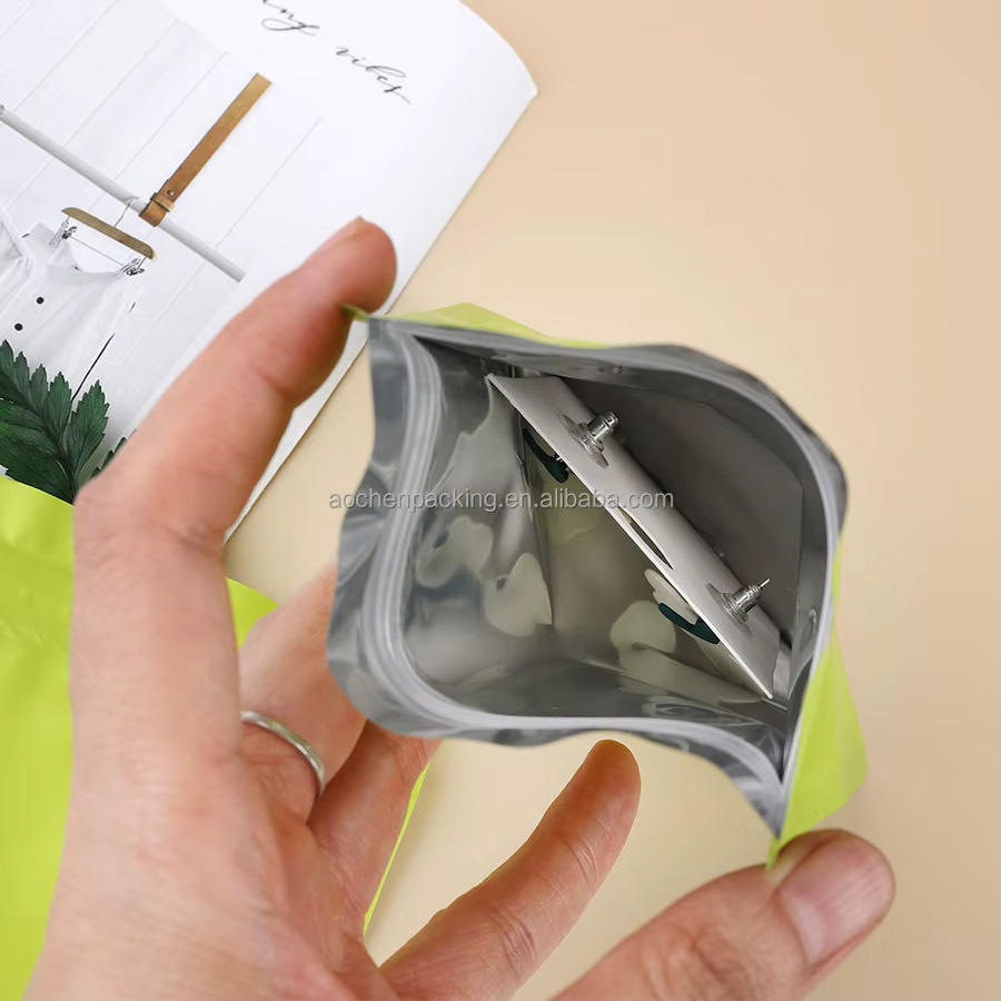 100 Stück selbstdichtende Beutel in Grün und Bunt, lebensmittelechte und feuchtigkeitsbeständige Aufbewahrungsbeutel aus Kunststoff für Süßigkeiten und Geschenkverpackungen - Bild 3