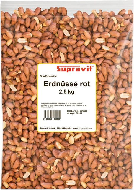 Supravit Erdnüsse mit Haut als Wildvogelfutter - Bild 1