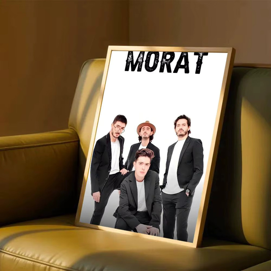 Vintage Wandposter der Rockband M-Morat in Mehrfarbig, Ästhetische Kunst als Fotografie und Typografie für dein Zuhause oder Café - Bild 5