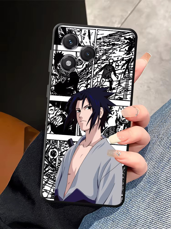Schwarze Anime Sasuke Handyhülle für Honor 200 400 Lite X7c X9a Magic 5 Lite 8X X8 X5b X6 90 70 - Bild 3