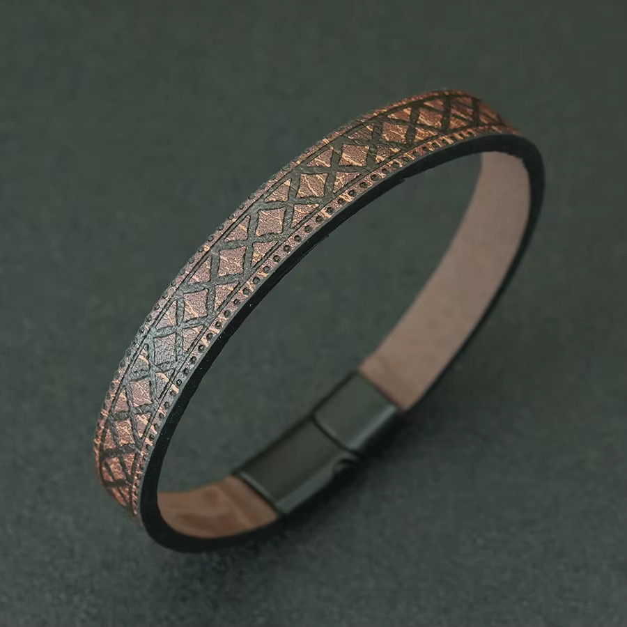 Noter Lederarmband, Punk, Herren - Bild 2