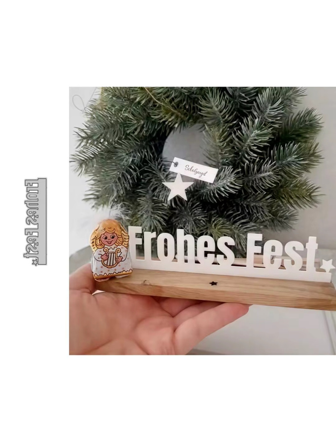 Metall-Schneidestempel Frohes Fest Phrase für DIY Scrapbooking und Kartenbasteln - Bild 5