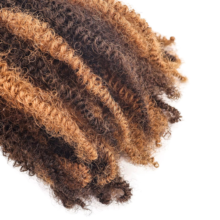 Doralia Afro Kinky Flechthaare, Lockige Haarverlängerungen, Unisex - Bild 3
