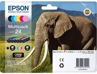 Epson 24 Tinten Multipack 6er-Pack Original Tintenpatronen für Expression Photo XP-55 XP-750 XP-760 XP-850 XP-860 XP-950 XP-960 (C13T24284011) - Bild 1