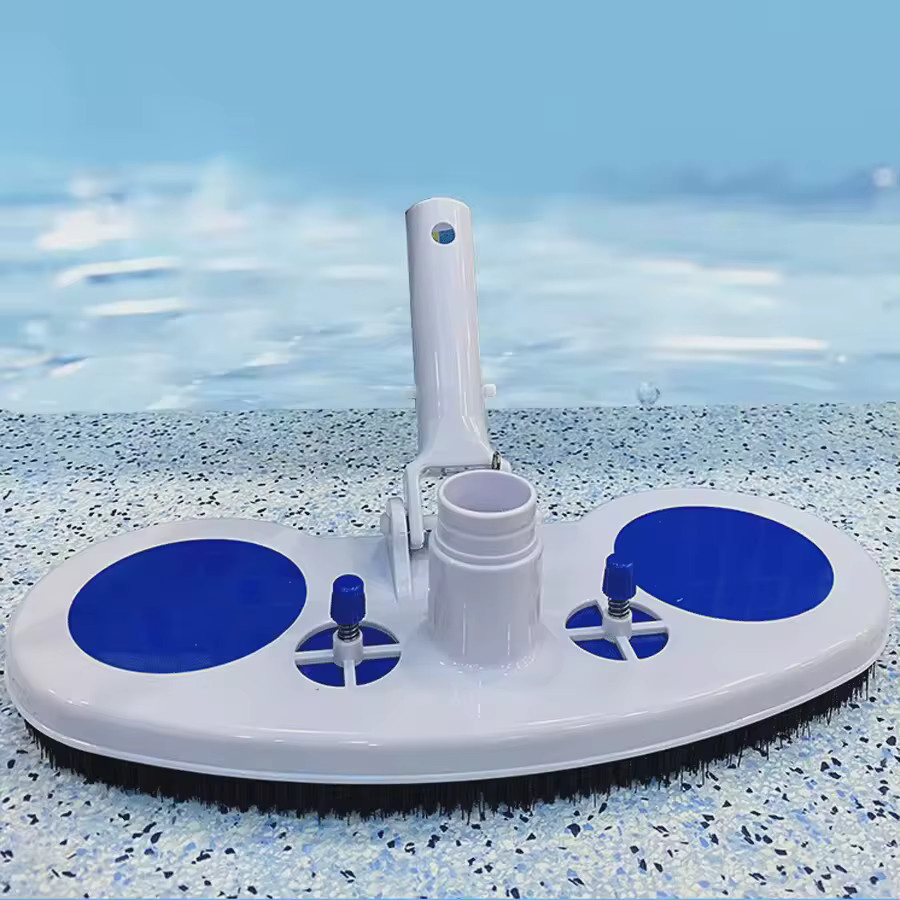 Schwimmbad-Saugkopf mit Bürste für deinen Pool in Weiß - Bild 2