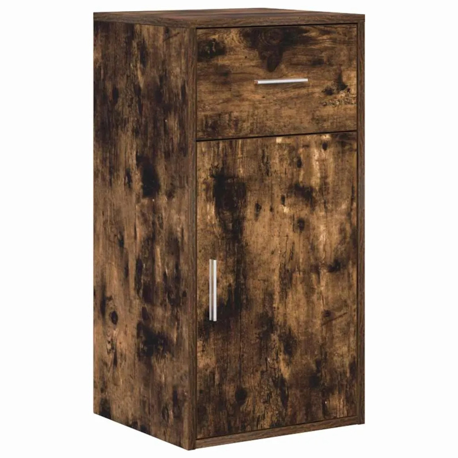 vidaXL Sideboard Räuchereiche Modern B/T/H: 38 x 34,5 x 75 cm - Bild 2
