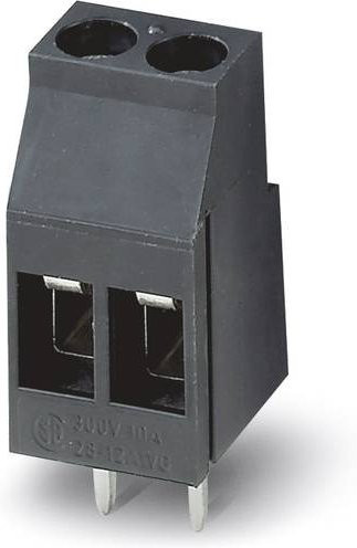 Phoenix Contact 1985962 Schraubklemmblock 2.50mm² Polzahl 2 Schwarz 50 Stück - Bild 1