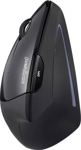 Perixx Perimice-713L Ergonomische USB-Maus Optisch Schwarz mit 2000 dpi und 5 Tasten - Bild 1