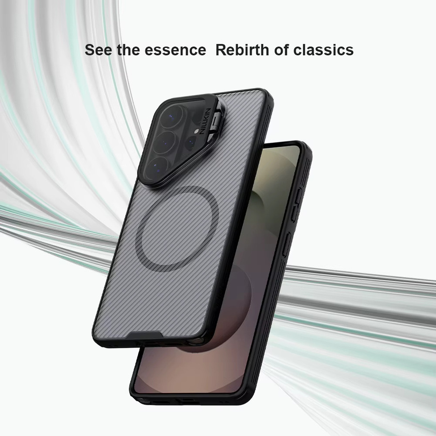 Nillkin CamShield Prop magnetische Schutzhülle für Samsung Galaxy S26 Ultra in Schwarz und Transparent mit Objektivschutz und Anti-Fingerabdruck-Beschichtung - Bild 2