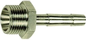 Riegler Einschraubschlauchtülle aus Messing in Silber, G 1/8 a. für Schlauch LW 8 - Bild 1