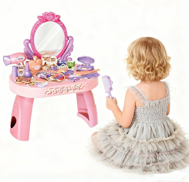 CONUSEA Kinderspielhaus, Schminktisch, DIY-Tisch und Aufkleber - Bild 1