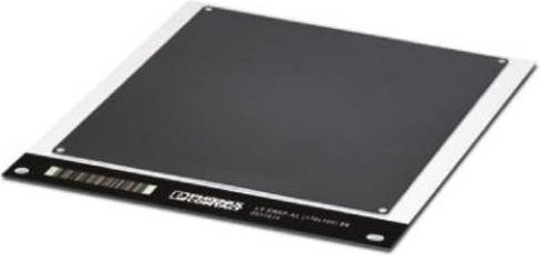 Phoenix Contact LS-EMSP-AL 0831634 Gerätemarkierung aus Aluminium in Schwarz, Montage durch Schrauben oder Nieten, 5er-Set, B: 17 cm, H: 18 cm - Bild 1