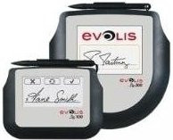 Evolis Sig200 Signature-Pad mit 12,7 cm Touchscreen, Farbe: Schwarz, Auflösung: 640x480 Pixel, Anschluss: USB (2.0), B/H/T: 191 x 180 x 15 mm - Bild 1