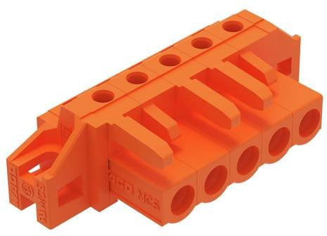 WAGO 232-265/031-000 Federleiste in Orange, 50 Stück - Bild 1
