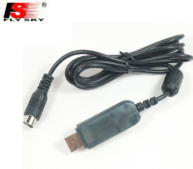 Flysky Universal Firmware Upgrade Datenleitung für FS-i6 RC Sender in Schwarz - Bild 1