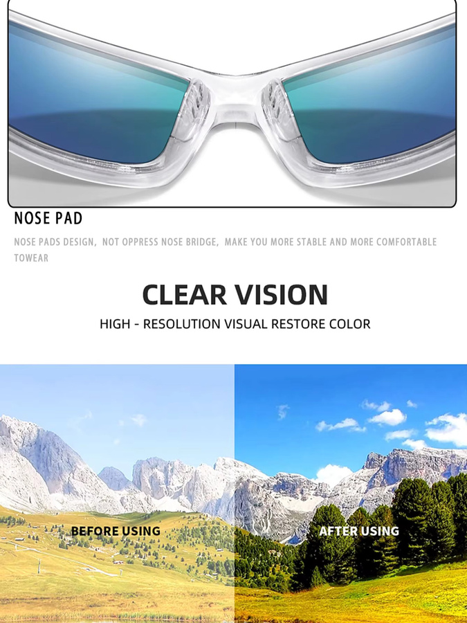 Karos Sonnenbrille, polarisiert, Vollrand, Kunststoff, Unisex - Bild 4