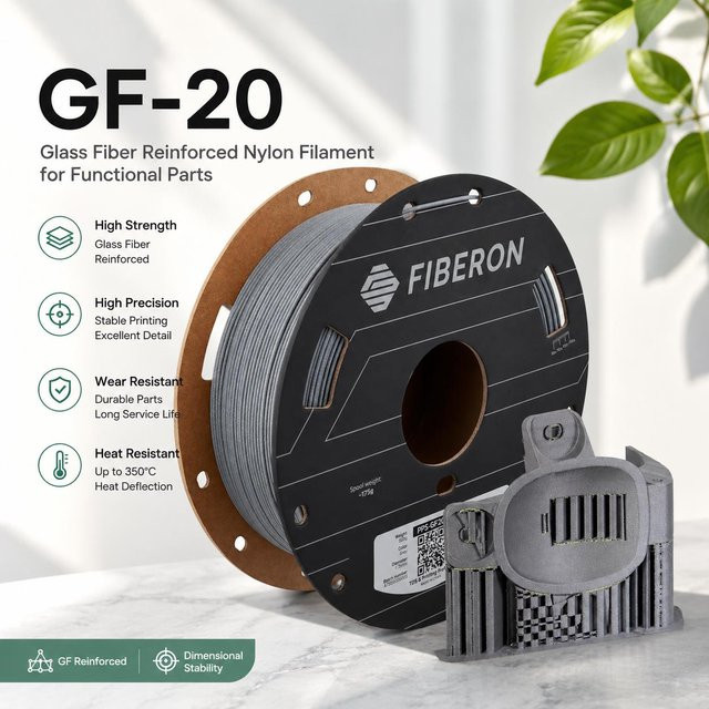 Polymaker PPS-GF20 3D-Filament 1,75mm 0,5kg Glasfaser-verstärktes technisches Material für FDM-Drucker - Bild 1