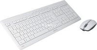 Cherry Stream Desktop Recharge Kabelloses Tastatur- und Maus-Set QWERTZ Deutsch in Grau und Weiß - Bild 1