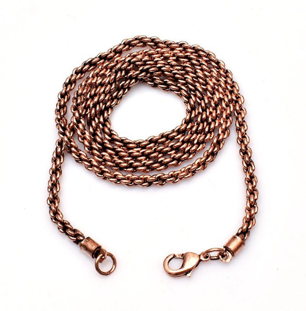 Kupferseilkette, Schwarz, 3 mm, Unisex - Bild 1