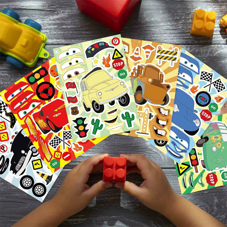 Disney Autos Blitz McQueen, DIY Puzzle Aufkleber, Zubehör - Bild 2